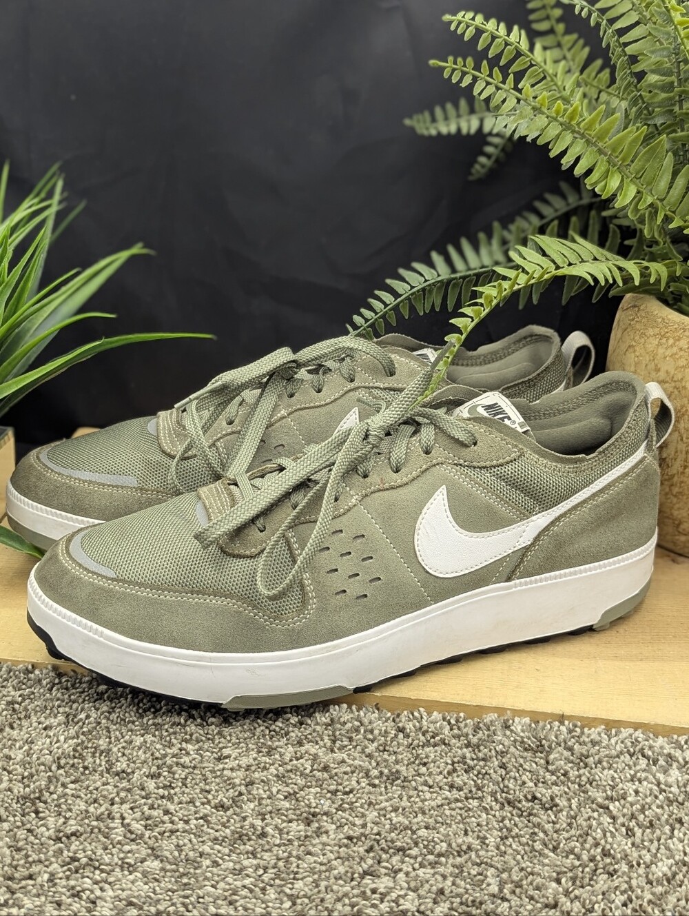 Nike C1TY Light Army Mens Size 13 Rugged Sole Casual Walking Shoes FZ3863-301